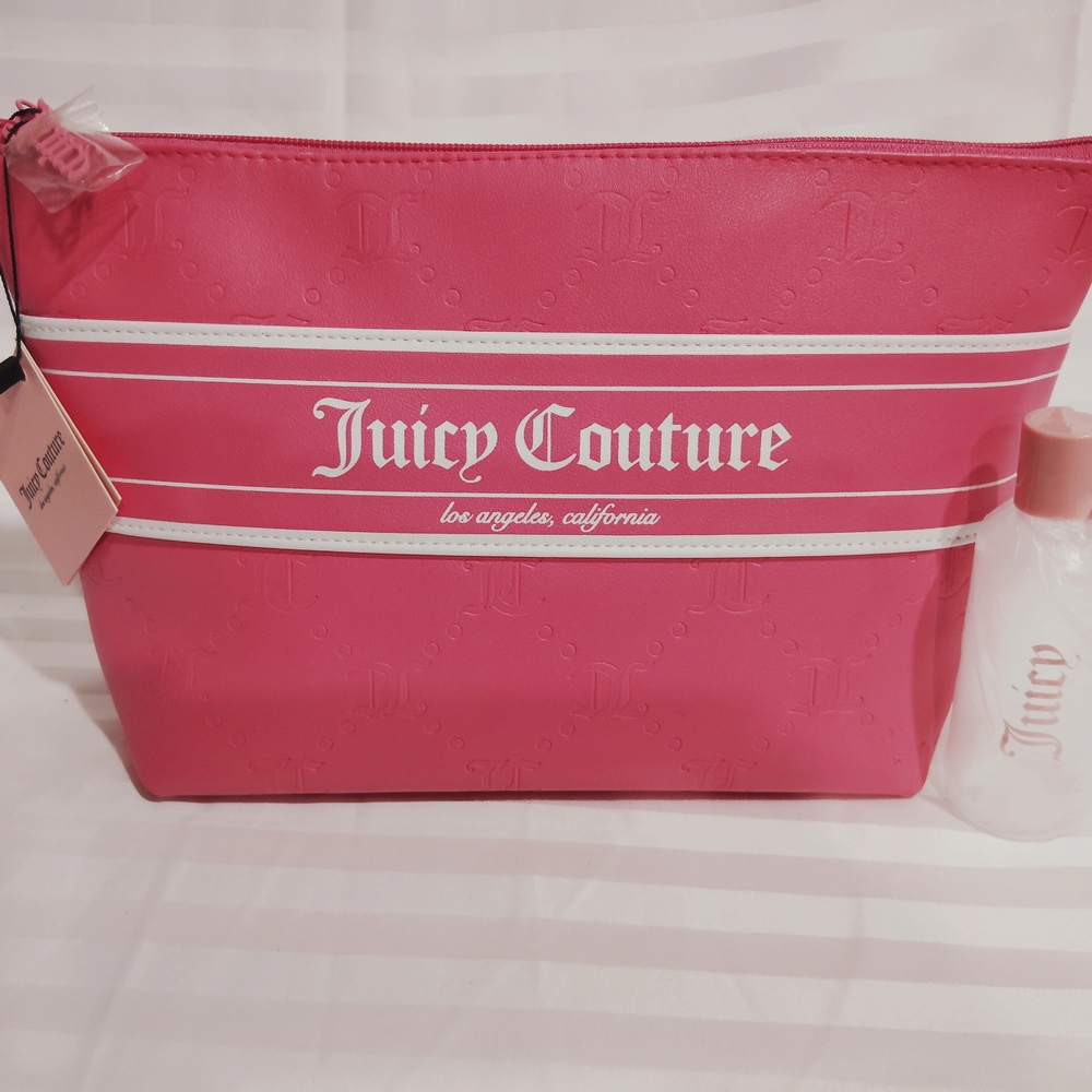 Juicy Couture Pink Cosmetic Bag